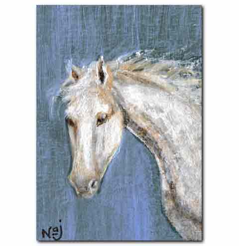Mythical Horse Acrylic Painting.